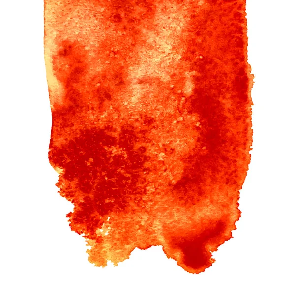 Teinture aquarelle rouge — Image vectorielle