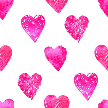 kalpleri ile renkli seamless modeli