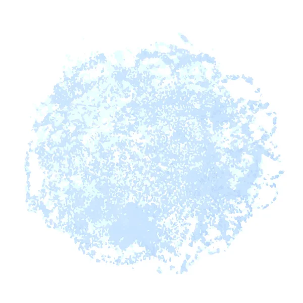 Mancha aquarela azul isolada no fundo branco — Vetor de Stock