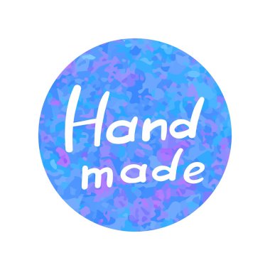 Vektör el çekilmiş simgesi, suluboya arka plan olarak el yapımı