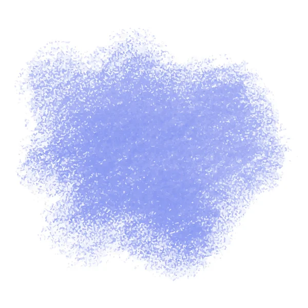 Kék zsírkréta firka textúra foltot a elszigetelt fehér háttér — Stock Vector