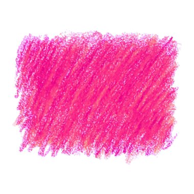 Pembe pastel boya karalama doku leke üzerinde izole beyaz arka plan