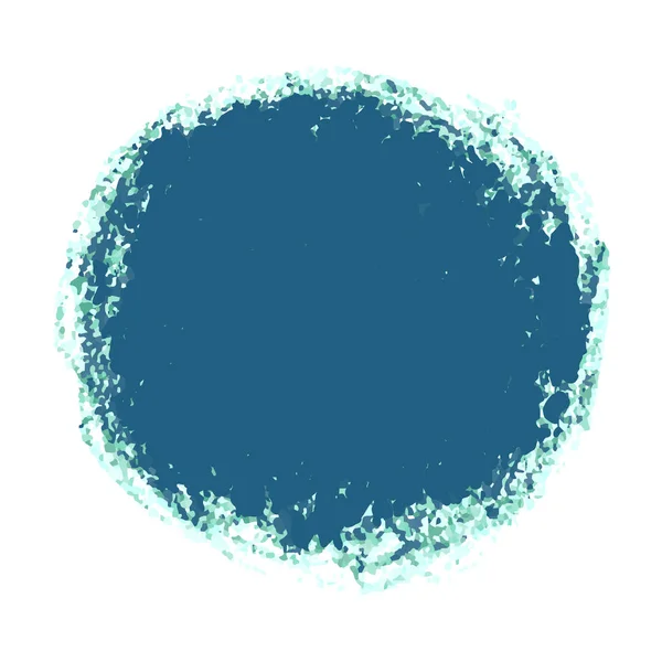 Kék akvarell festést a elszigetelt fehér háttér — Stock Vector