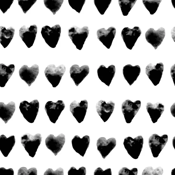 炫彩无缝花纹用的心 — 图库矢量图片