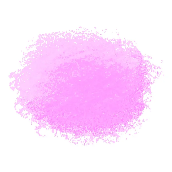 Roze crayon Krabbel textuur stain geïsoleerd op witte achtergrond — Stockvector