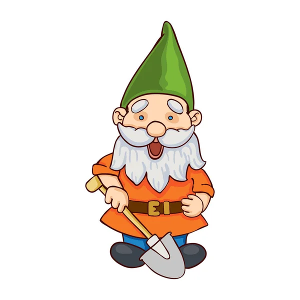 รูปภาพสีสันของสวน gnome — ภาพเวกเตอร์สต็อก