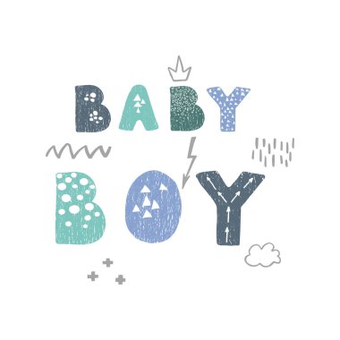 El çizimi harfler - bebek çocuk