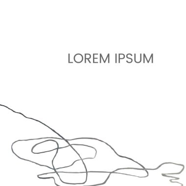 El çizimi çerçeve şablonu