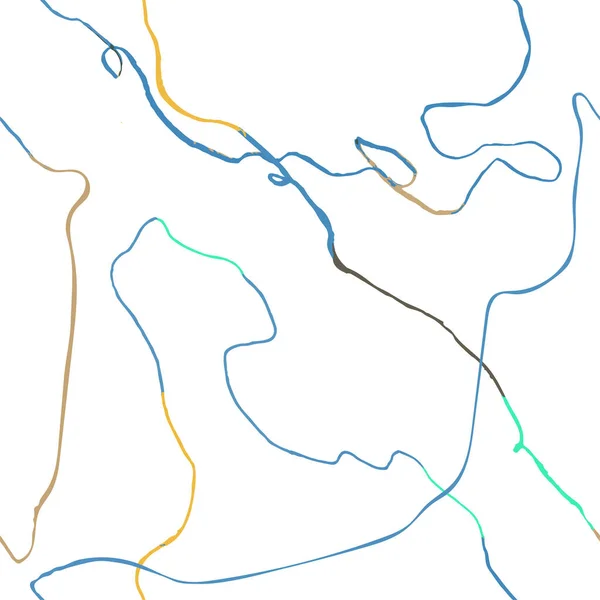 Modello senza cuciture con linee astratte disegnate a mano, scarabocchi — Vettoriale Stock