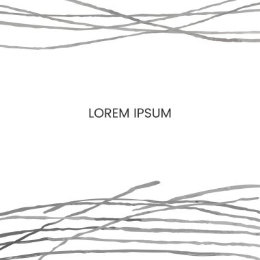 El çizimi çerçeve şablonu