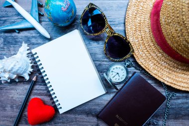 Seyahat planı, tatil, turizm modeli - Gezgin kıyafeti