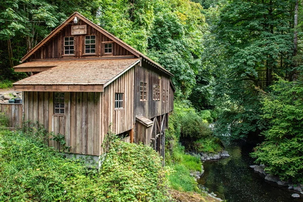 Estados Unidos Washington State Woodland Cedar Creek Grist Mill Cerca —  Fotos de Stock