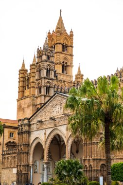 İtalya, Sicilya, Palermo ili, Palermo. Palermo Katedrali, bir Unesco Dünya Mirası Alanı, 1184 yılında inşa edilmiştir..