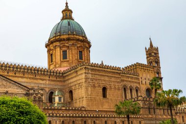İtalya, Sicilya, Palermo ili, Palermo. Palermo Katedrali, bir Unesco Dünya Mirası Alanı, 1184 yılında inşa edilmiştir..
