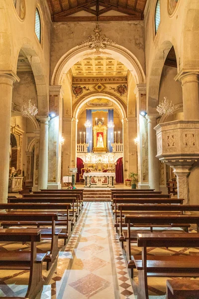 Italia Sicilia Provincia Messina Montalbano Elicona Abril 2019 Santuario Iglesia — Foto de Stock