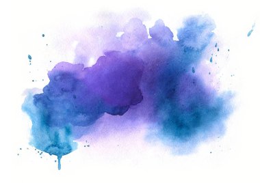 Suluboya soyut nokta