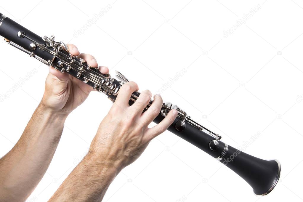 Man playing clarinet