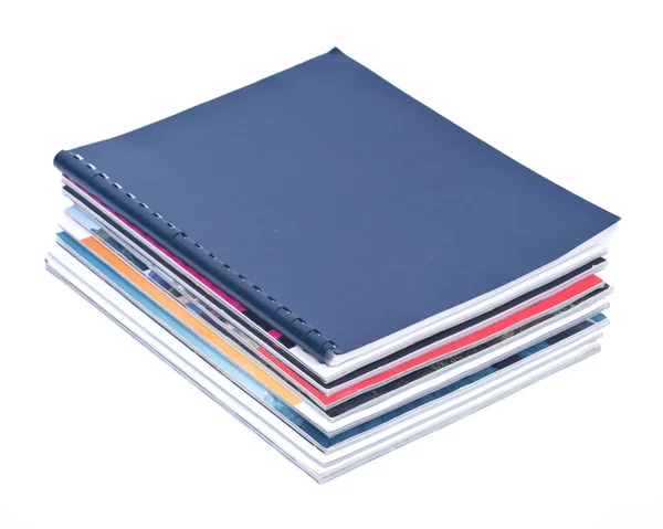 Pile of magazines Royalty Free Stock Images