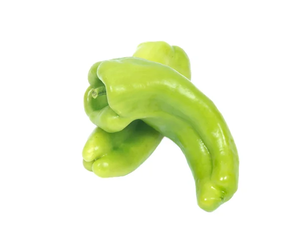 Ripe organic green pepper — Stock Photo, Image