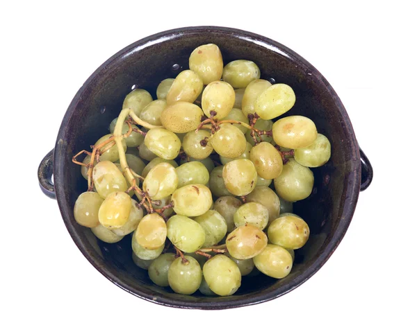 Dojrzałych ekologicznych zielonych winogron — Zdjęcie stockowe