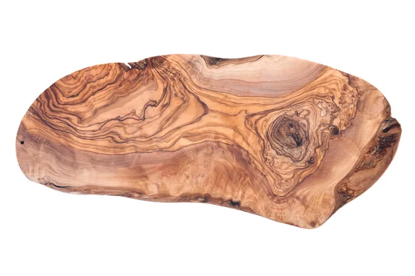 Natuurlijke olijfolie houten snijplank — Stockfoto