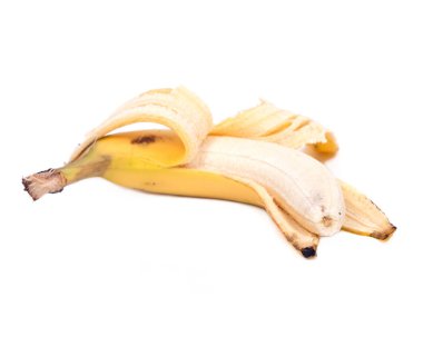 Soyulmuş organik muz