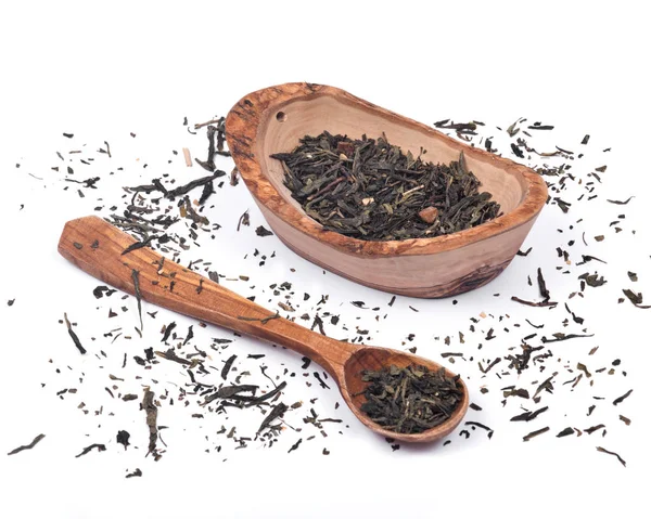Lente verjonging van de biologische groene thee — Stockfoto