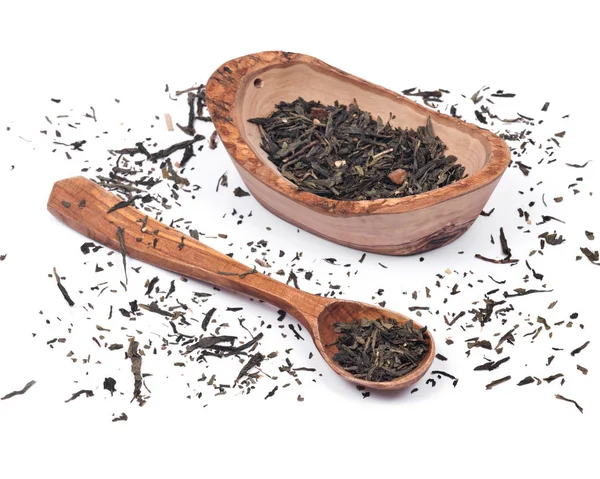 Lente verjonging van de biologische groene thee — Stockfoto