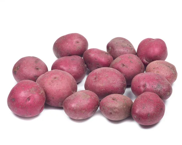 Спелый органический красный картофель — стоковое фото
