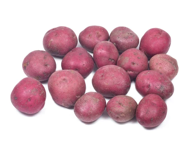 Стерти органічну червону картоплю — стокове фото