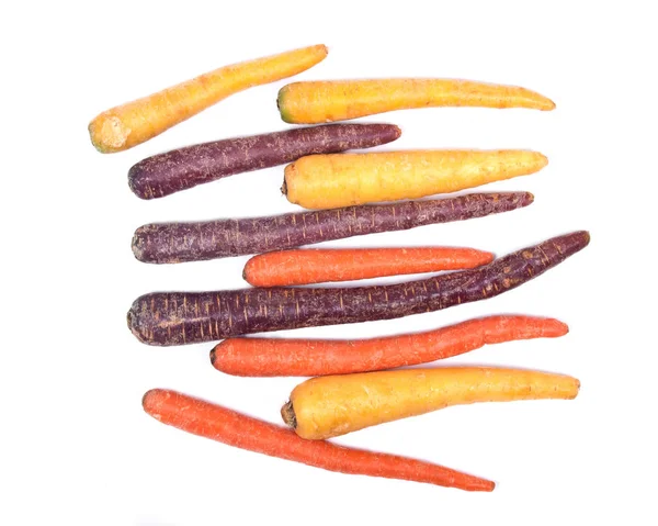 Πολύχρωμο βιολογικής καρότα — Φωτογραφία Αρχείου