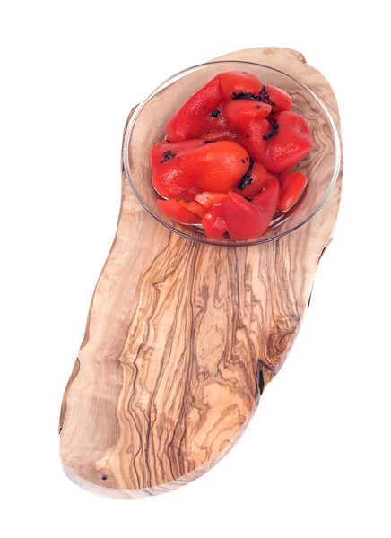 Жареный красный перец — стоковое фото