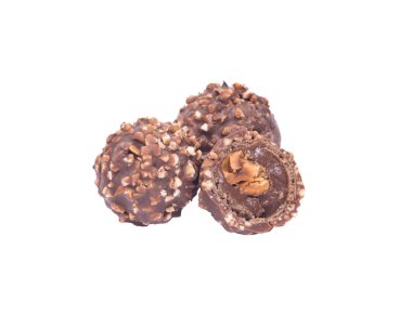 Lüks çikolatalı pralin yuvarlak