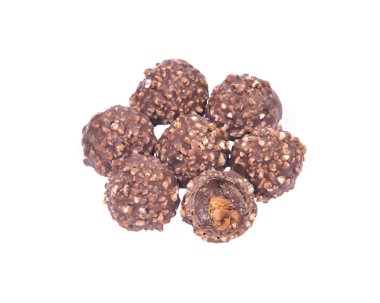 Lüks çikolatalı pralin yuvarlak