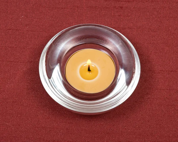 Κερί κερί σε κρυστάλλινα μπολ — Φωτογραφία Αρχείου