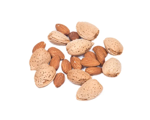 Raw organic almonds — Stock Photo, Image