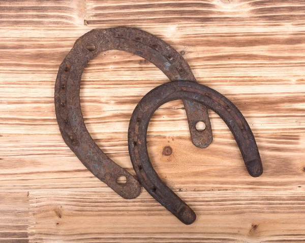 Eski paslı vintage iyi şanslar at nalı