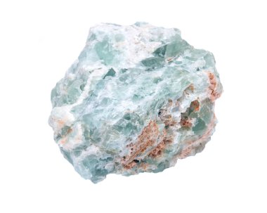 Ham yeşil florit doğal yığın