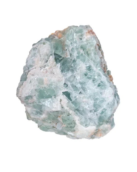 Pezzo naturale di fluorite verde grezza — Foto Stock