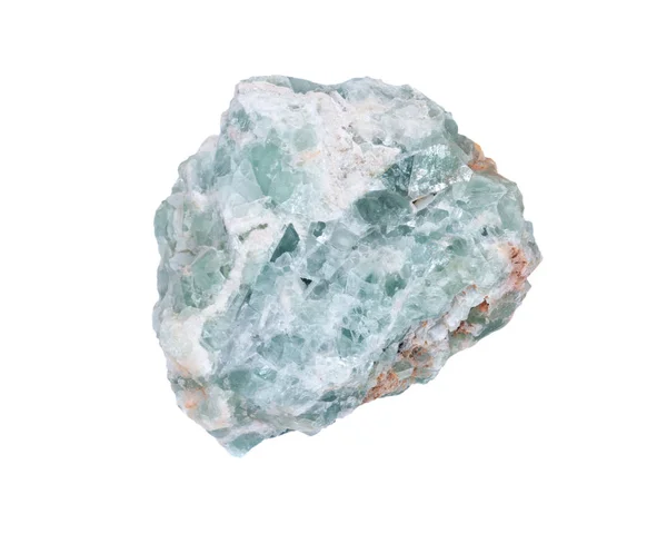 Raw green fluorite natural chunk — Stock Photo, Image