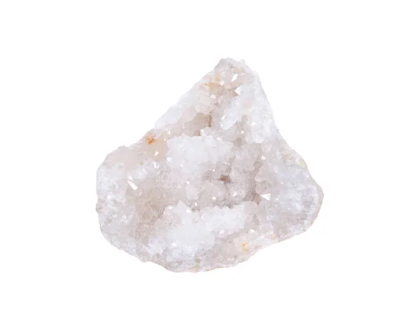 Duidelijke crystal quartz geode — Stockfoto