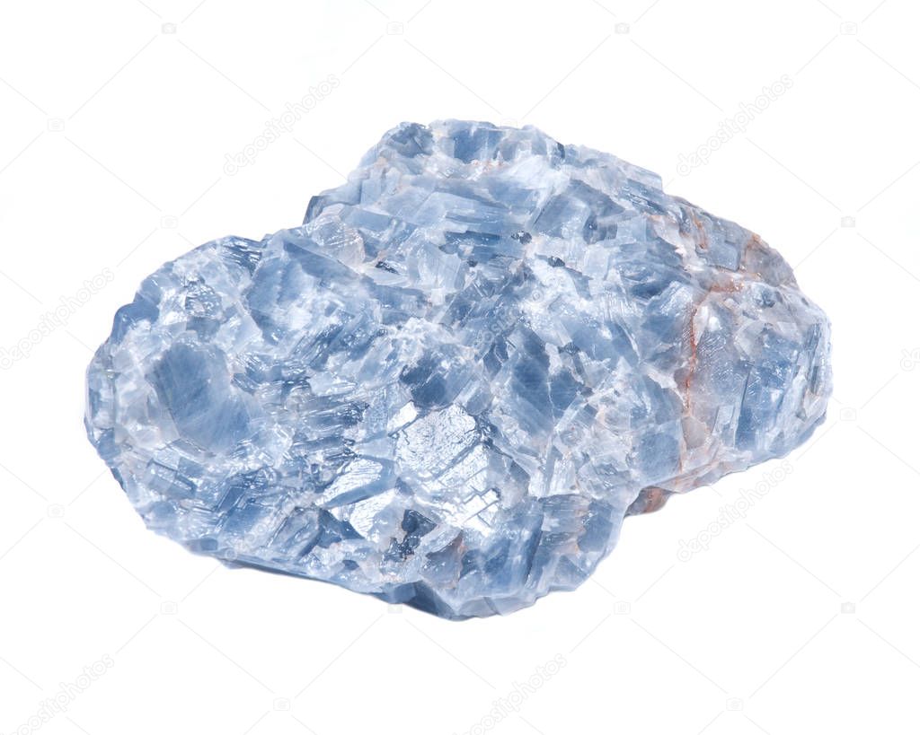 Raw blue white kyanite natural chunk