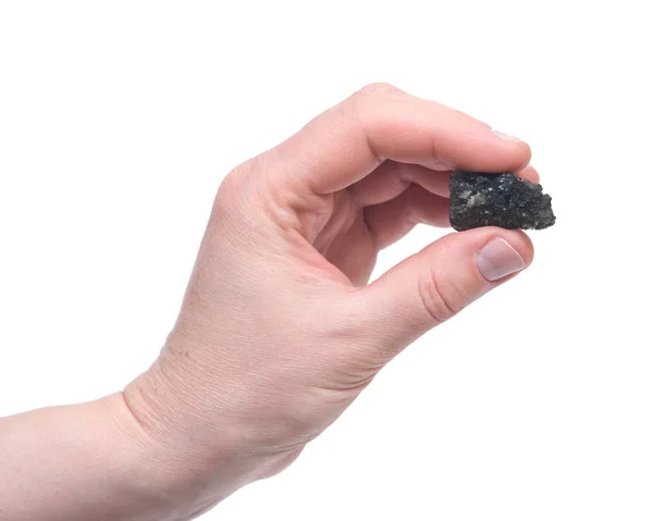 Moldavite - tektite şeklinde