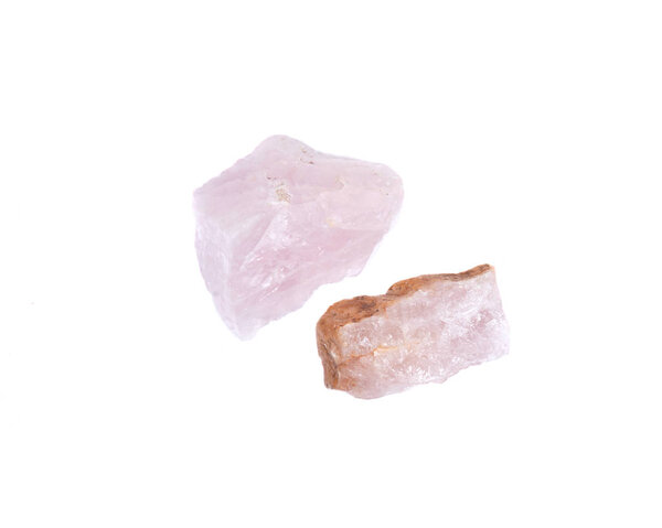 Rose quartz chunks