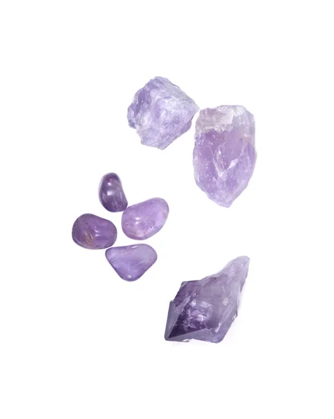 Amethyst natuurstenen — Stockfoto