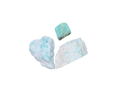 Madagaskar gelen Amazonite yığın 