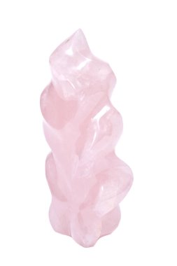 Mücevher sınıf rose kuvars cilalı oyma