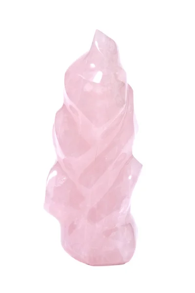 Gemma grado quarzo rosa lucido intaglio — Foto Stock