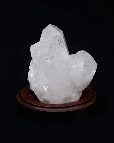 Aglomerado de quartzo transparente — Fotografia de Stock