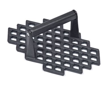 Dökme demir ızgara işaretleri basın